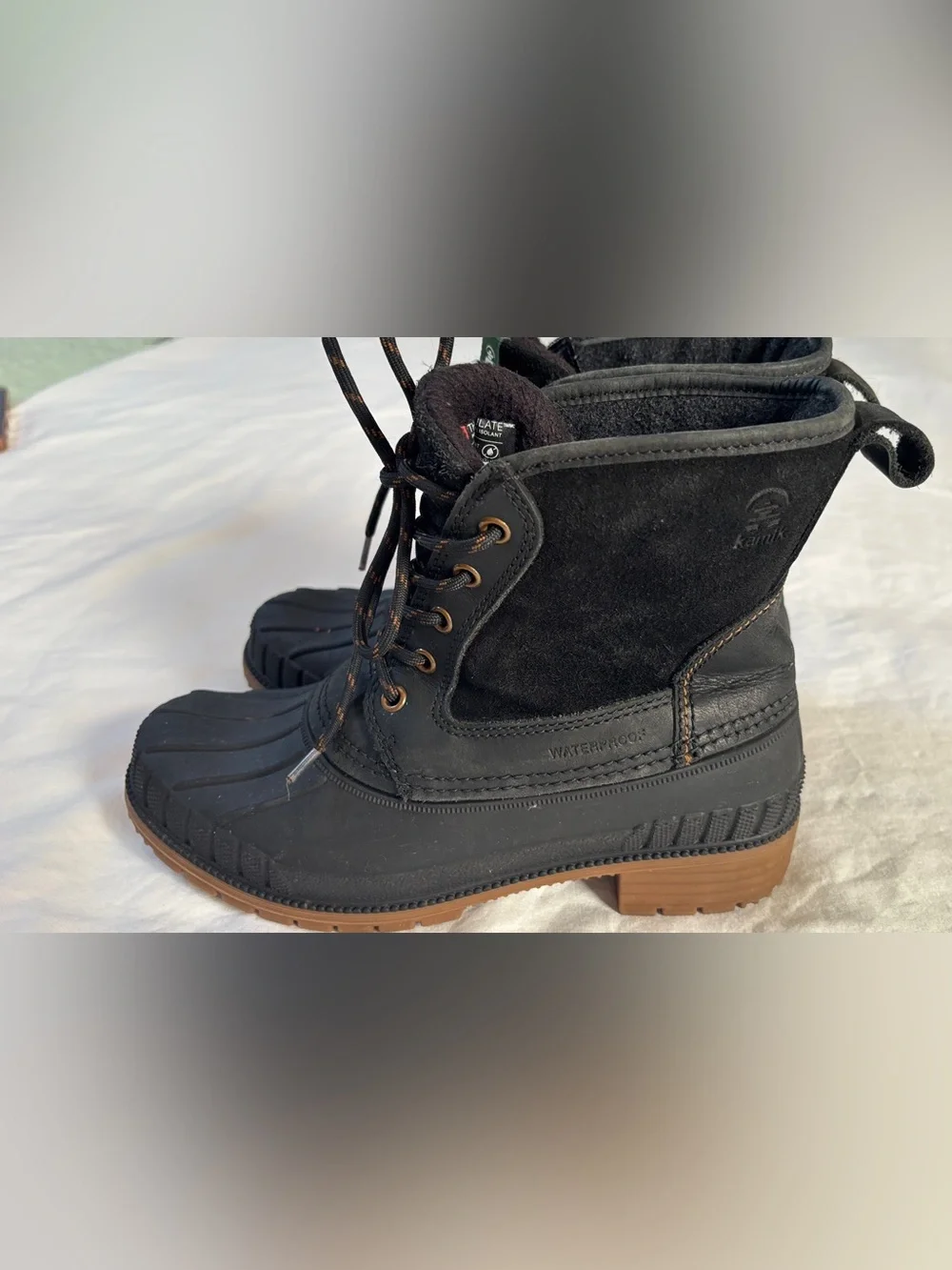 Kamik Sienna Mid Duck Boots Women’s US 8 EU39 Waterproof 600g Thinsulate